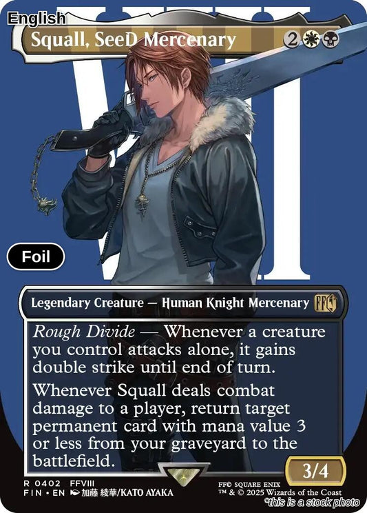 Squall, SeeD Mercenary (Borderless)