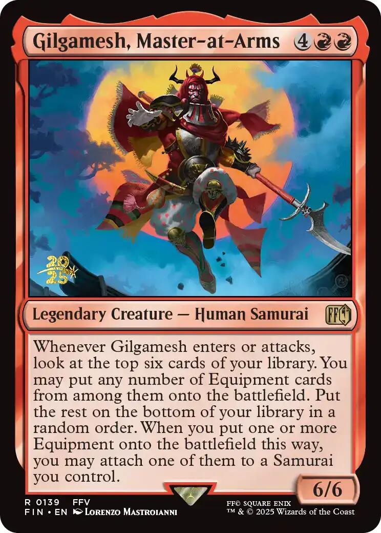 Gilgamesh, Master-at-Arms