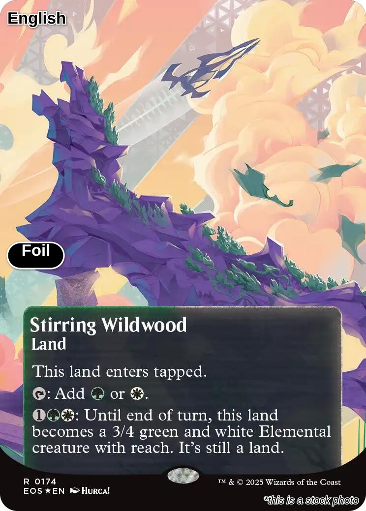 Stirring Wildwood (0174) (Borderless) (Galaxy Foil)
