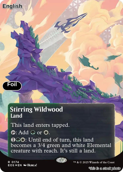 Stirring Wildwood (0174) (Borderless) (Galaxy Foil)