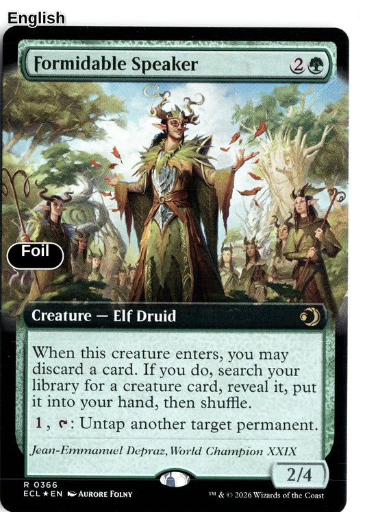 Formidable Speaker (Extended Art)