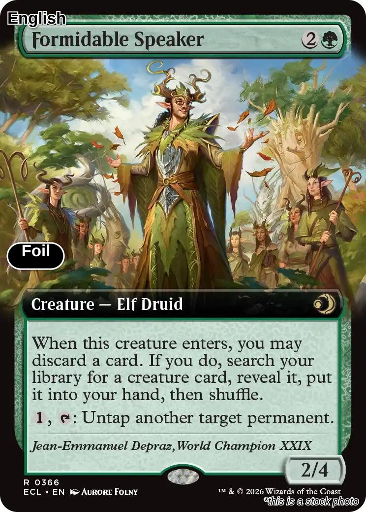 Formidable Speaker (Extended Art)