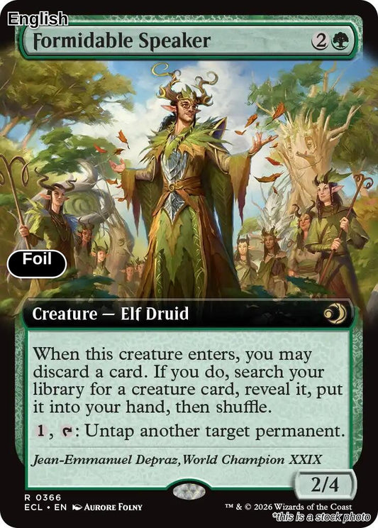 Formidable Speaker (Extended Art)