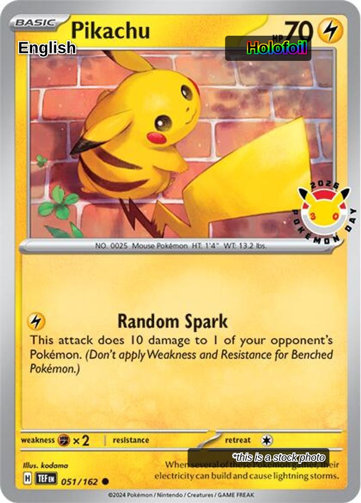 Pikachu (Pokemon Day 2026)