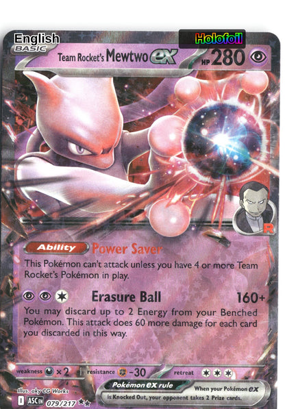 Team Rocket's Mewtwo ex - 079/217