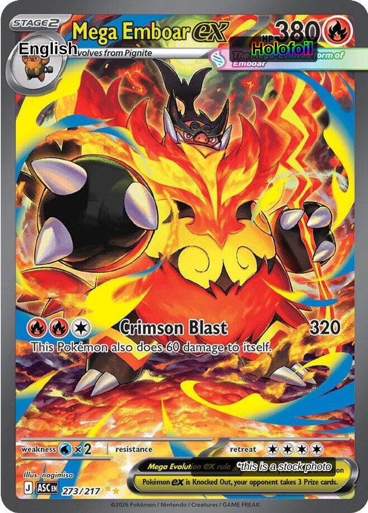 Mega Emboar ex - 273/217