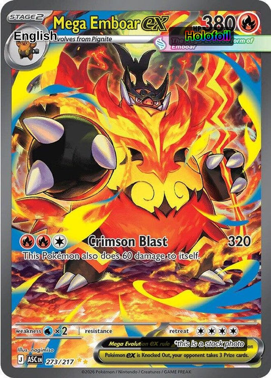 Mega Emboar ex - 273/217