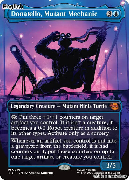 Donatello, Mutant Mechanic (Borderless)