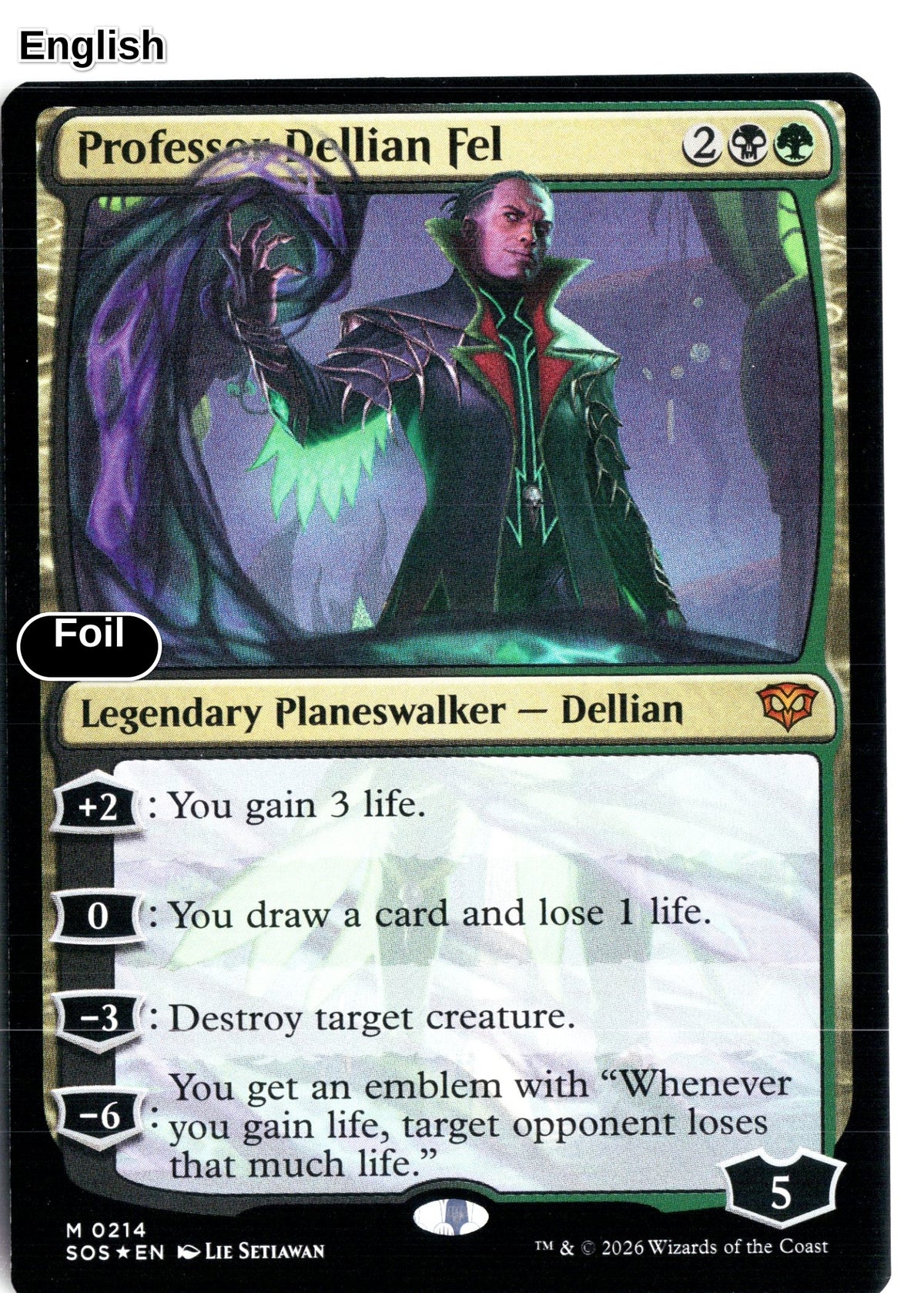 Professor Dellian Fel