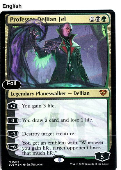 Professor Dellian Fel