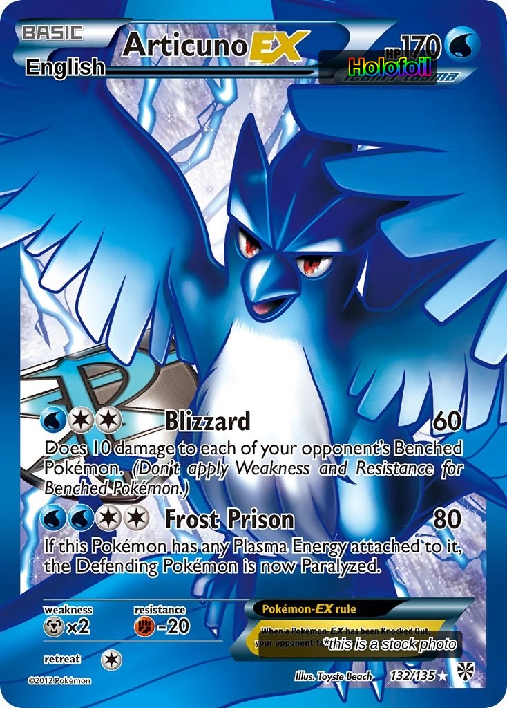 Articuno EX (Team Plasma) (132 Full Art)