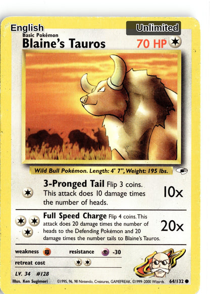 Blaine's Tauros