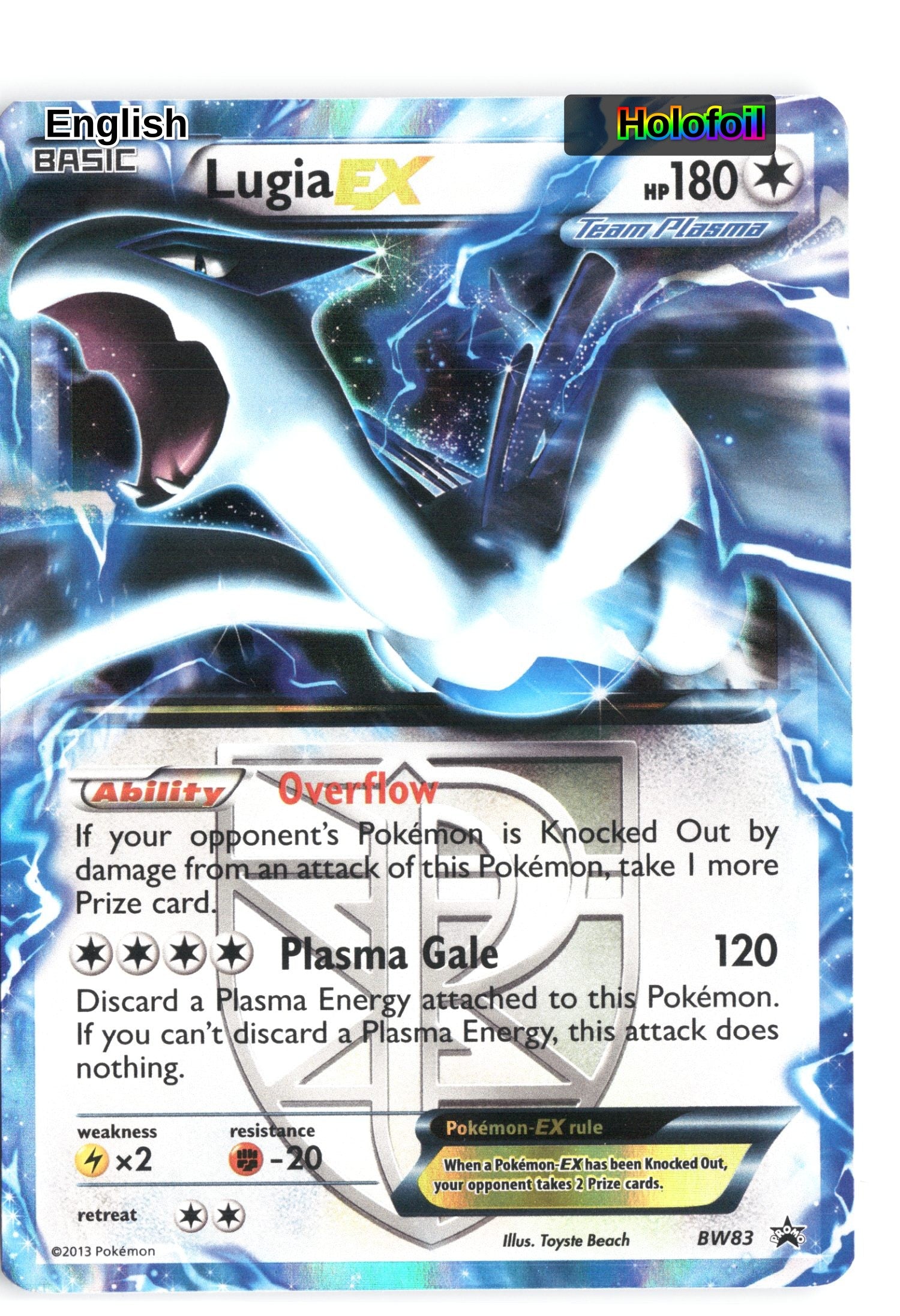 Lugia EX (Team Plasma) - BW83