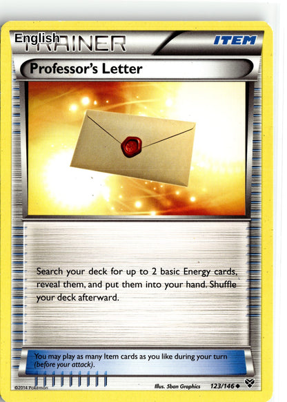 Professor's Letter