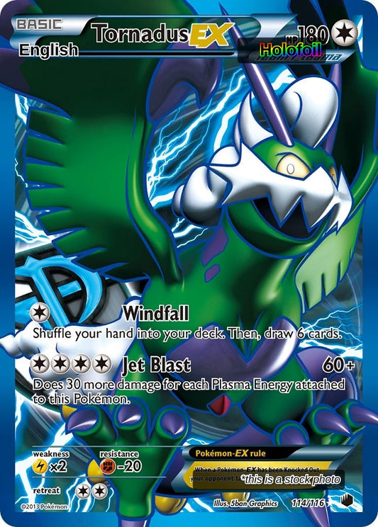 Tornadus EX (Team Plasma) (114 Full Art)