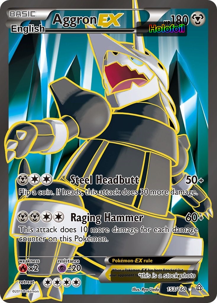 Aggron EX (153 Full Art)