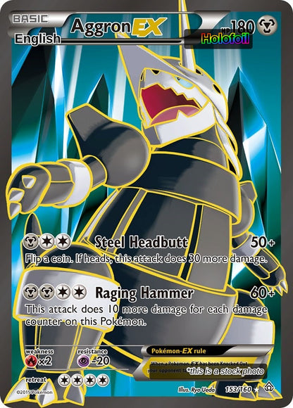 Aggron EX (153 Full Art)
