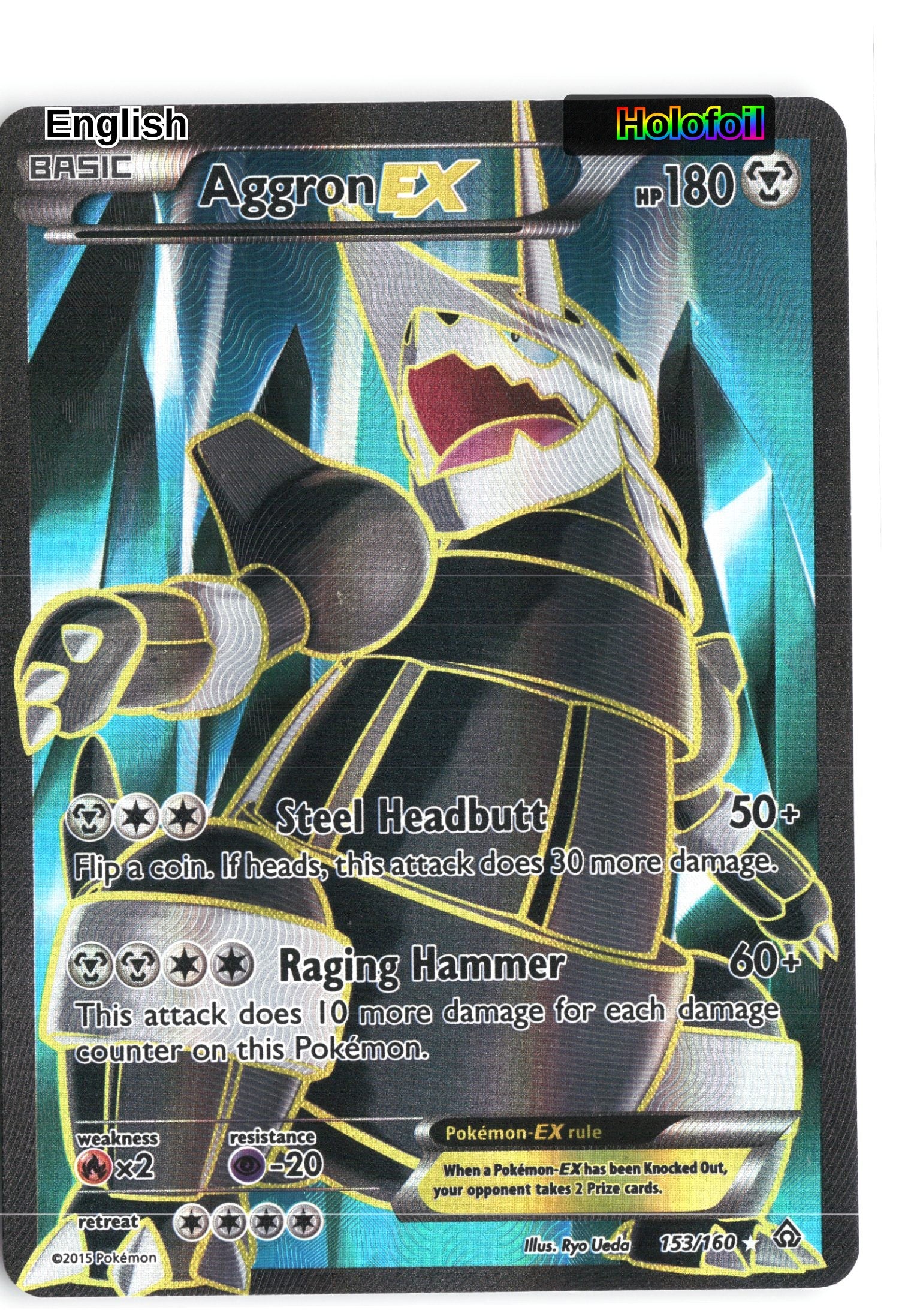 Aggron EX (153 Full Art)
