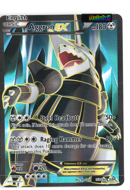 Aggron EX (153 Full Art)