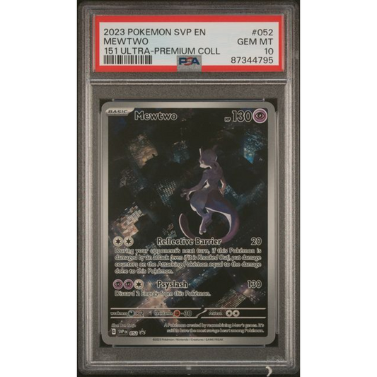2023 Pokemon 151 Ultra-premium Coll Mewtwo #52 PSA 10 Front