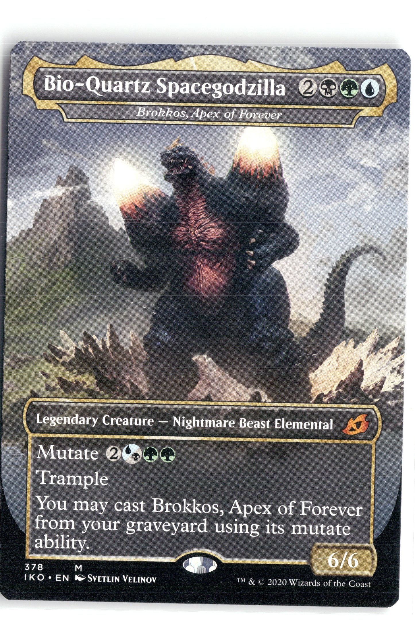 Bio-Quartz Spacegodzilla - Brokkos, Apex of Forever