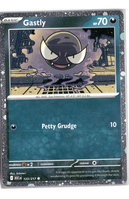 Gastly - 123/217 (Cosmos Holo)