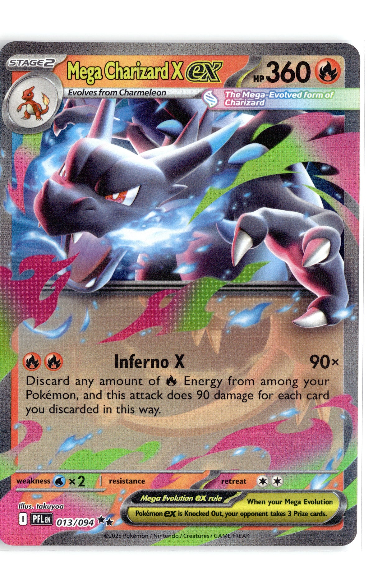 Mega Charizard X ex - 013/094