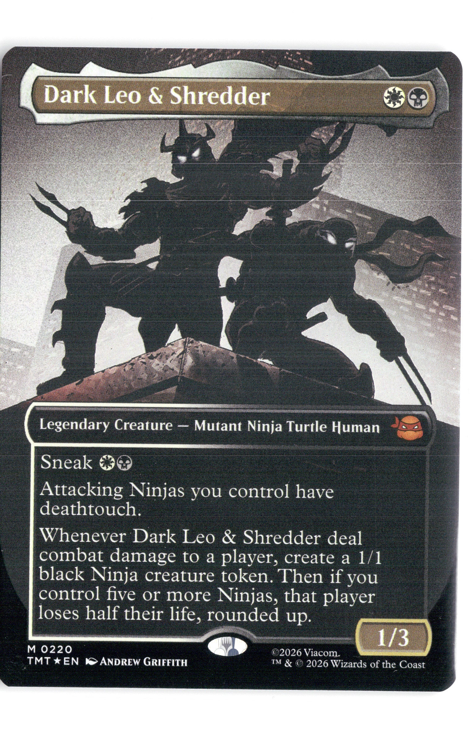 Dark Leo & Shredder (Borderless)