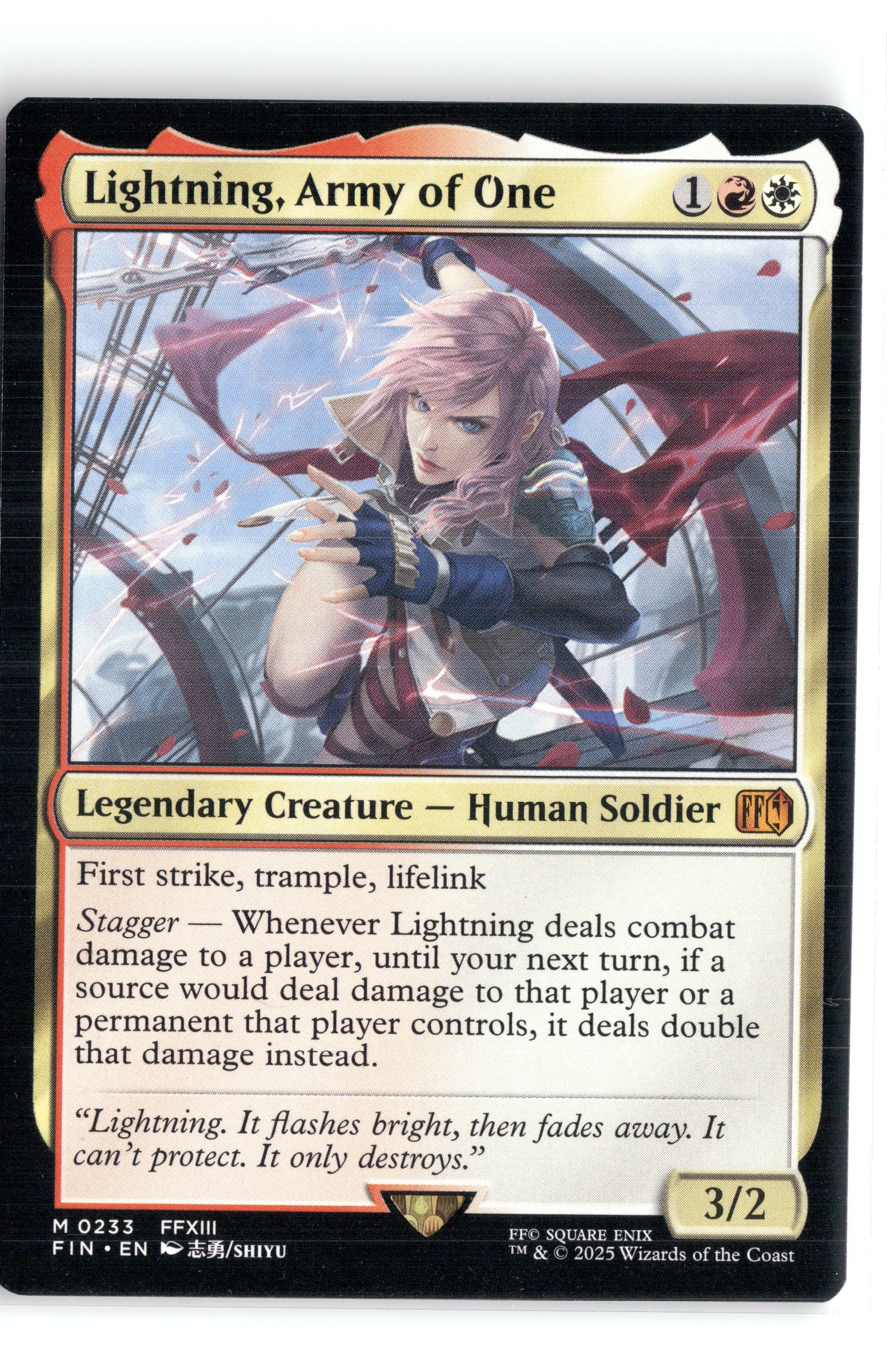 Lightning, Army of One