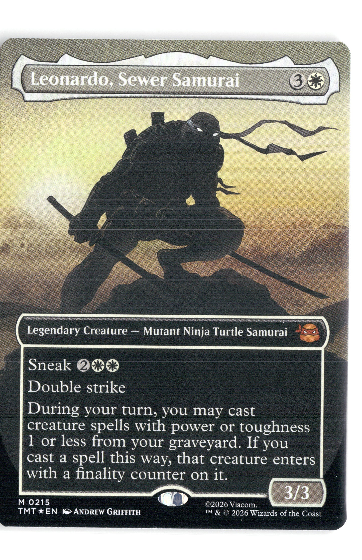Leonardo, Sewer Samurai (Borderless)
