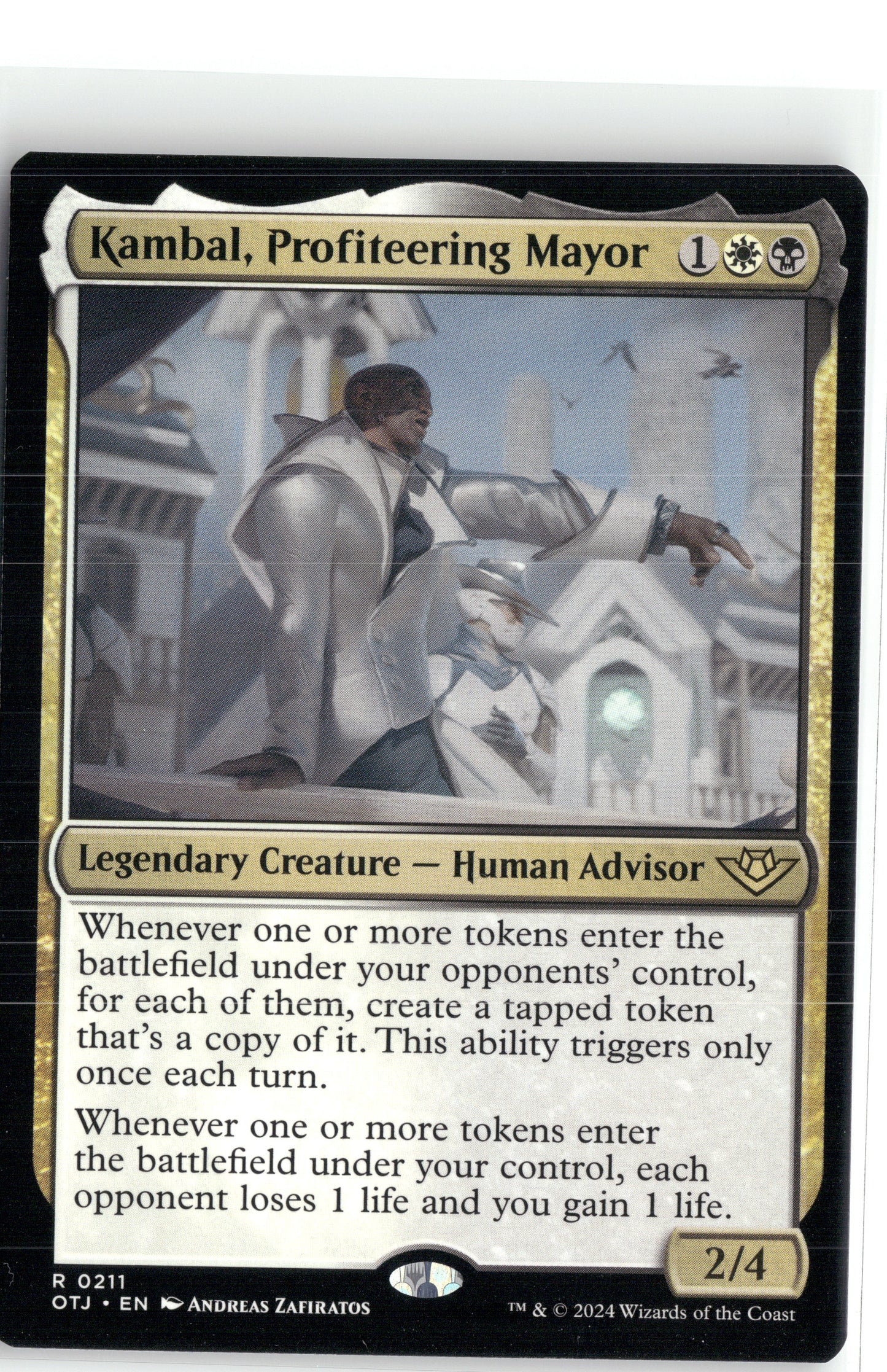 Kambal, Profiteering Mayor