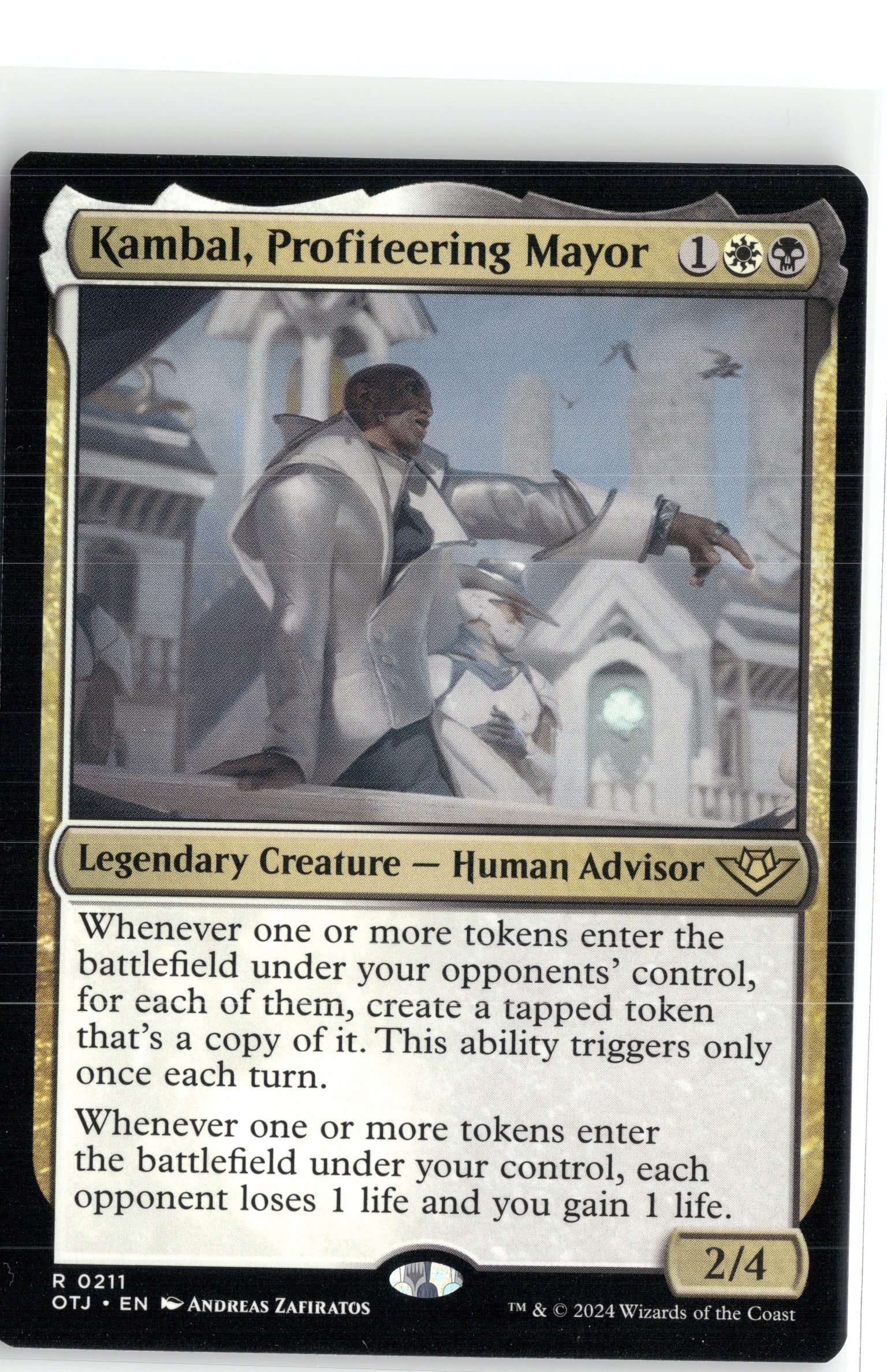 Kambal, Profiteering Mayor