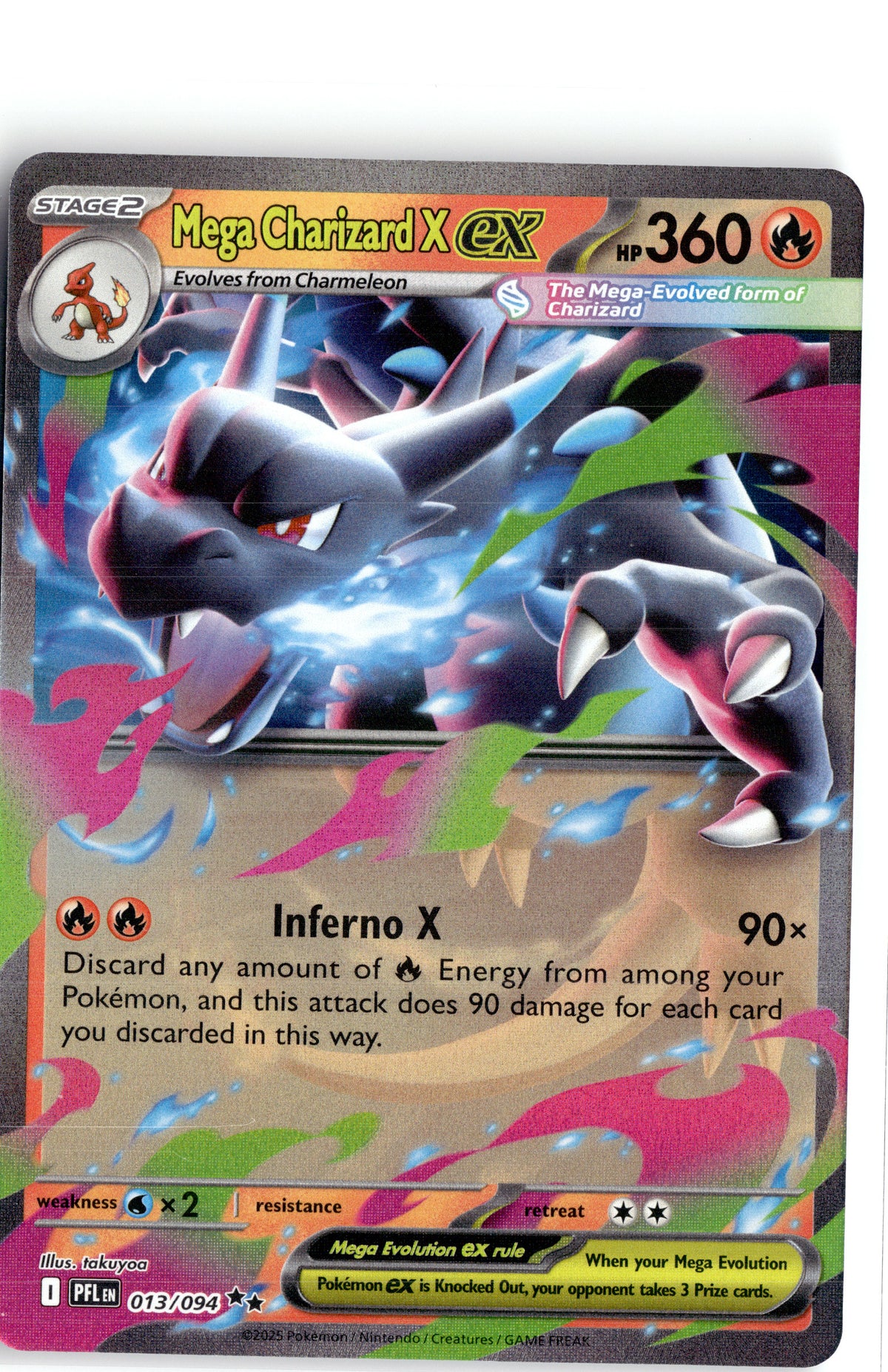 Mega Charizard X ex - 013/094