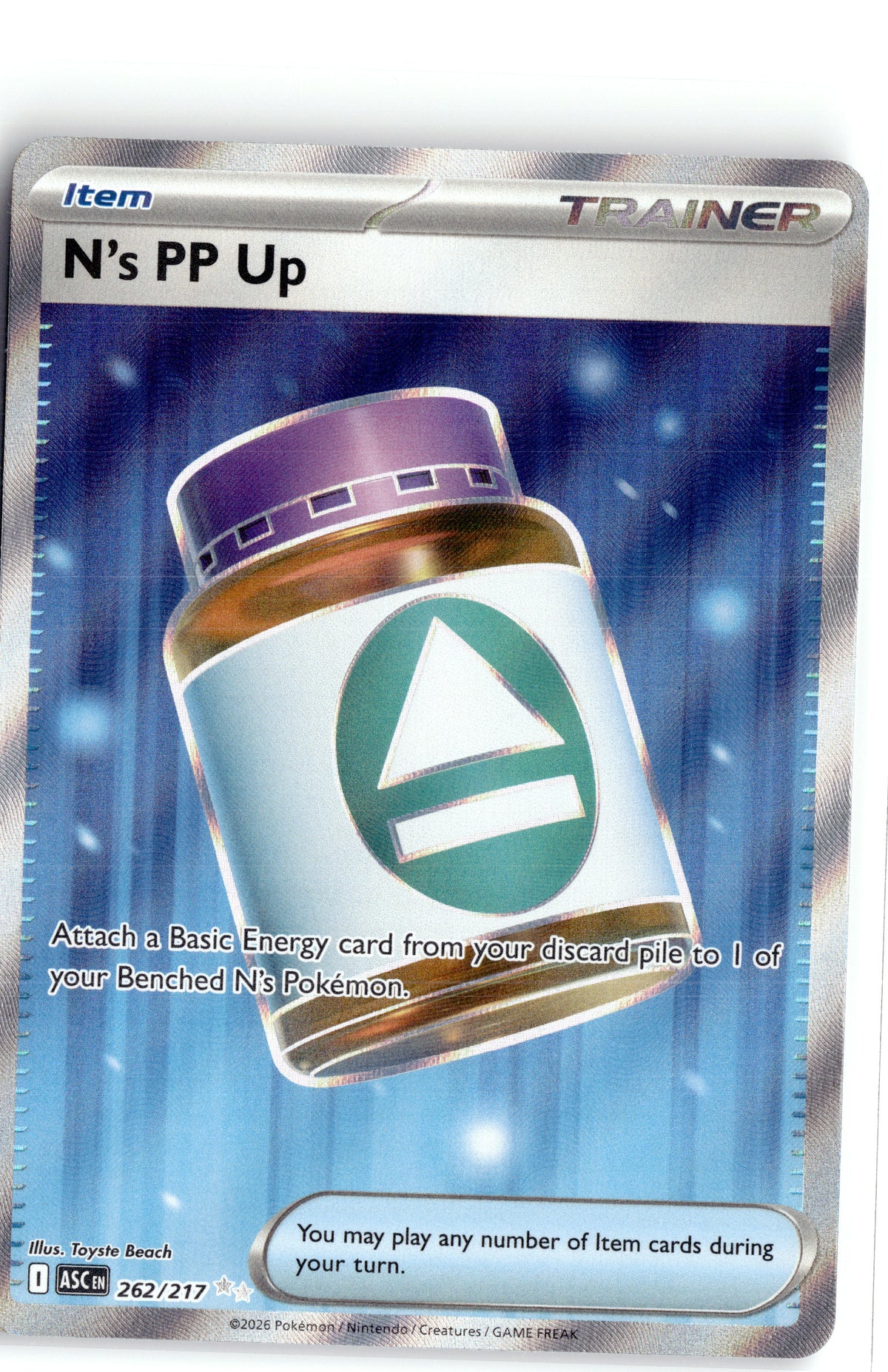 N's PP Up - 262/217