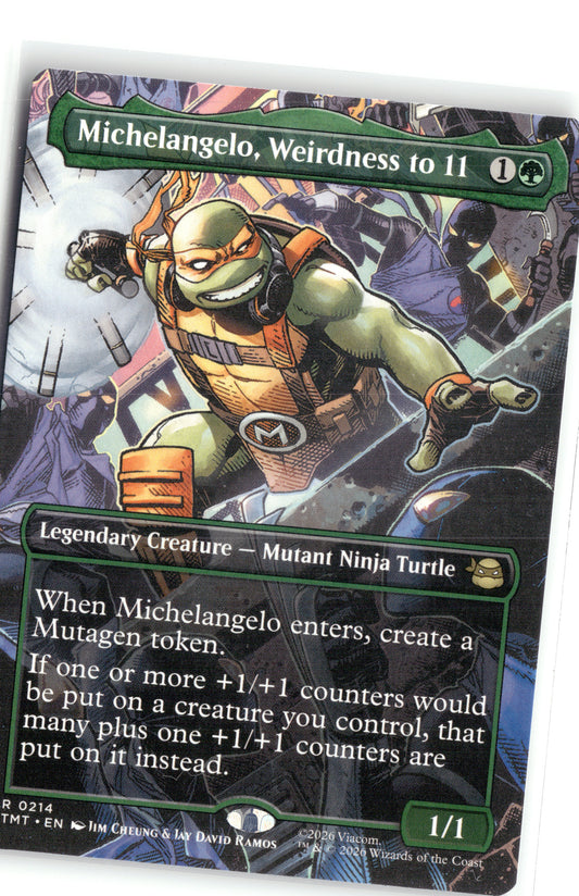 Michelangelo, Weirdness to 11 (Borderless)