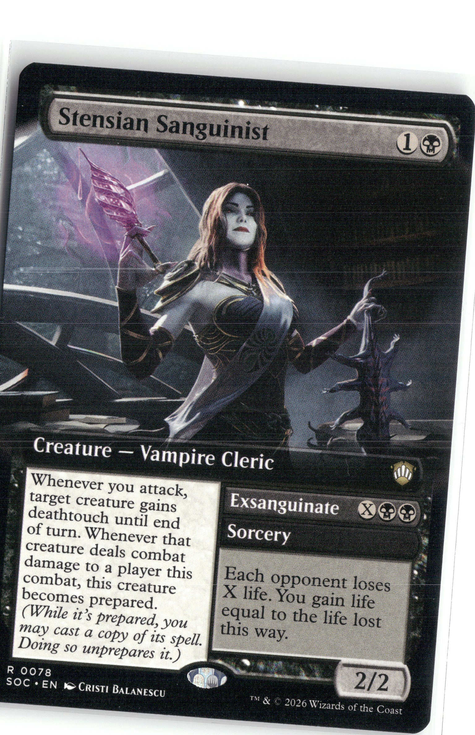 Stensian Sanguinist (Extended Art)