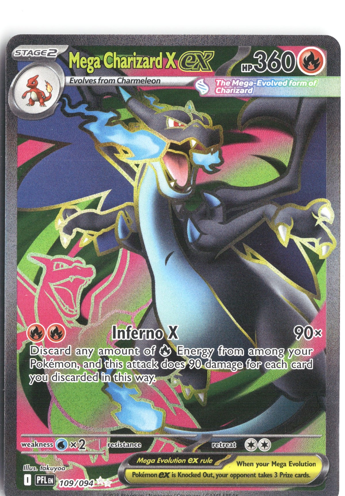 Mega Charizard X ex - 109/094