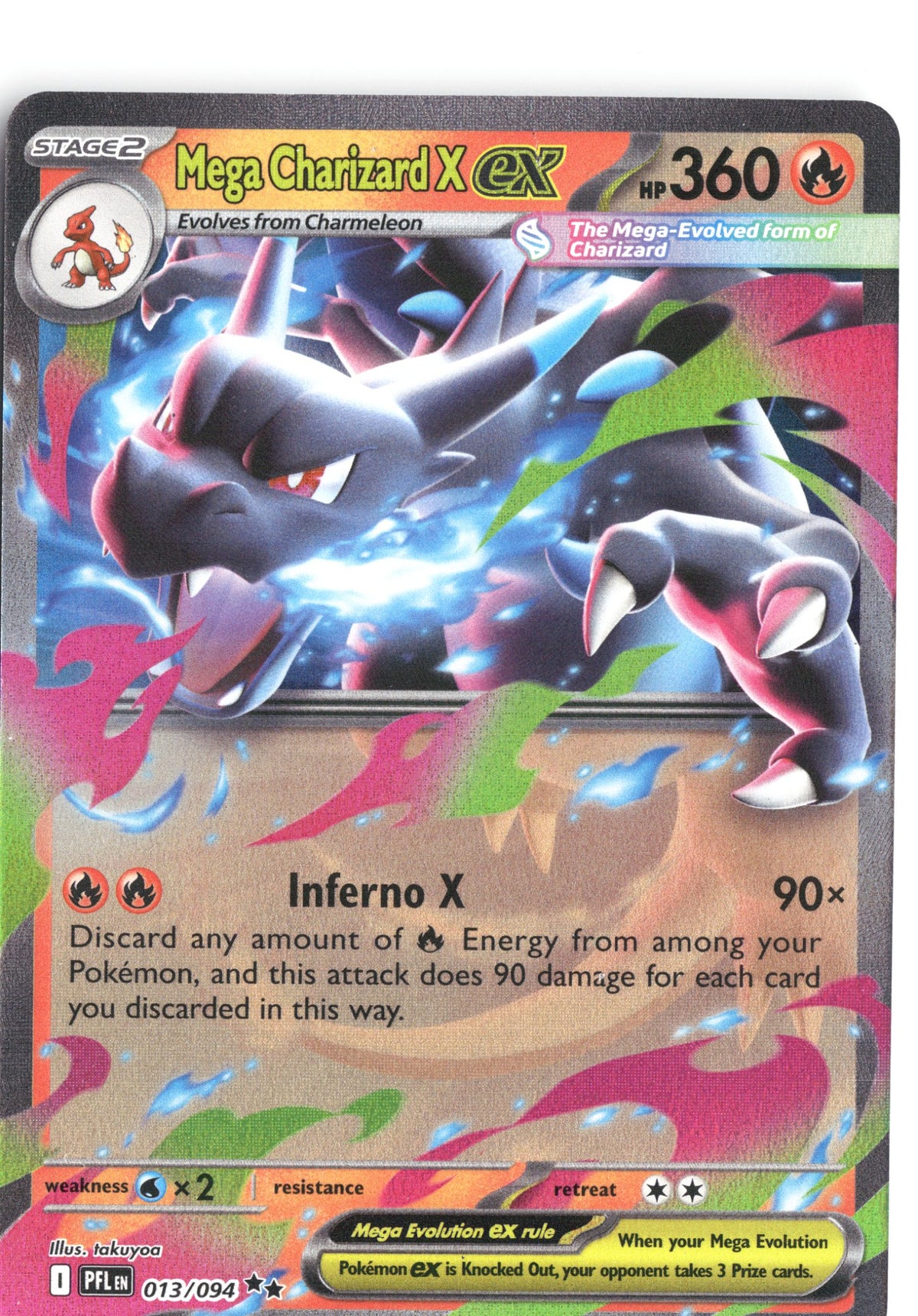 Mega Charizard X ex - 013/094